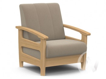 Кресло для отдыха Омега (бук лак/CATANIA LATTE) в Шипуново - shipunovo.mebel54.com | фото