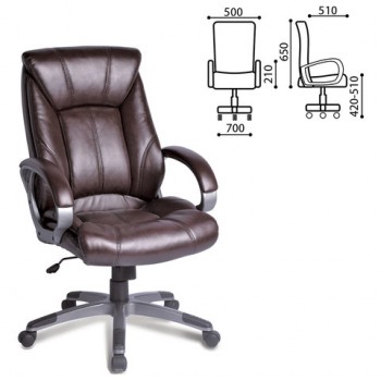 Кресло офисное BRABIX Maestro EX-506 (коричневый) в Шипуново - shipunovo.mebel54.com | фото