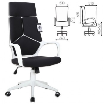 Кресло офисное BRABIX Prime EX-515 (черная ткань) в Шипуново - shipunovo.mebel54.com | фото