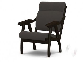 Кресло Вега-10 (венге лак/ULTRA GRAFIT) в Шипуново - shipunovo.mebel54.com | фото