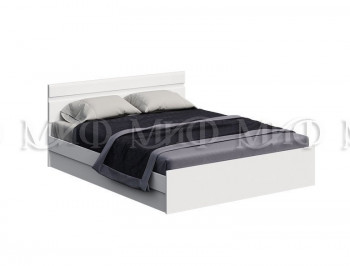 Кровать Нэнси New 1,4м (Белый/белый глянец) в Шипуново - shipunovo.mebel54.com | фото