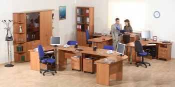 Мебель для персонала Альфа 61 Ольха в Шипуново - shipunovo.mebel54.com | фото